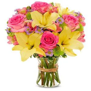 Bright concept - Flowers in vase