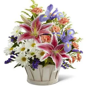 The beauty of mixed flower - Flowers basket