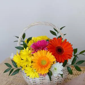 A beautiful moment of love - Flowers basket