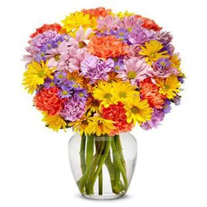 Colorful joy - Flowers in vase