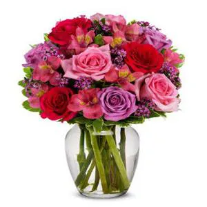 Joy with bright flowers - Flowers in vase