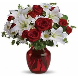 Warm love - Flowers in vase