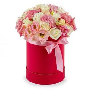 Color and Simplicity of Love - Box with flowers