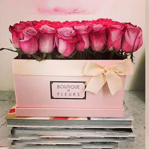 Love thought - Box with flowers