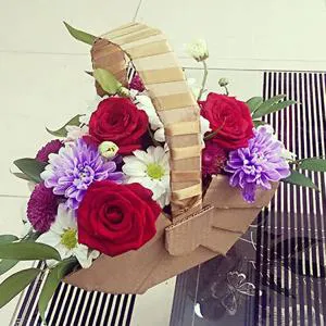 Brightness - Box with flowers