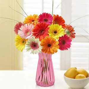 Love and color - Flowers in vase