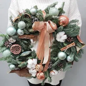 New Year's wreath - New Year's bouquets
