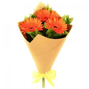 Sadə güllər ilə gözəl an - Gül buketi