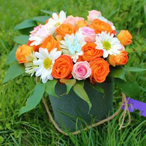 Красивый и чувственный момент - Коробка с цветами