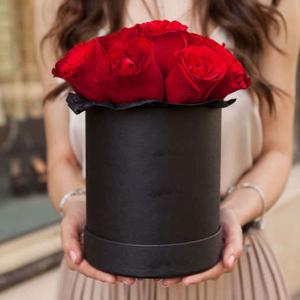 Яркая элегантность - Коробка с цветами