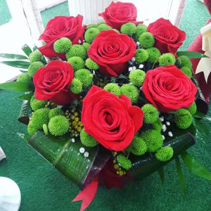 Colorful and sweet concept - Box with flowers