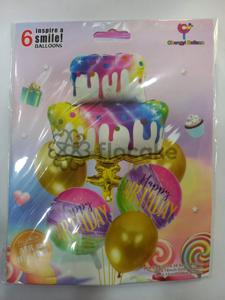 Decorated Cake   - Helium  Ballon