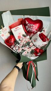 Xəyali Balon Buketi – Helium Şar Buketi