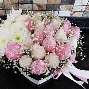 Təravətli və dadlı - Şokoladlı çiyələklər