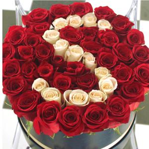 Zərif sevgi gülləri - Xüsusi dizayn