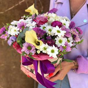 Joy and feelings - Box with flowers