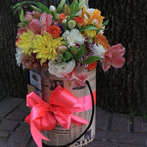 Joy feeling in the box - Flowers box