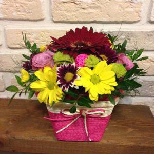 Mixed feelings - Box with flowers