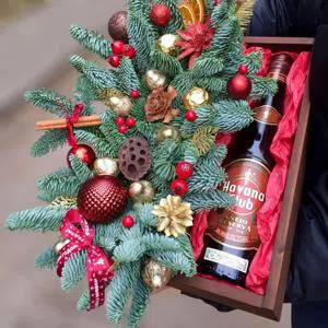 Новогодний подарок - новогодние букеты