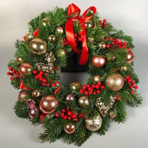 Новогодний венок - Новогодние букеты