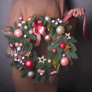 Yeni il çələngi - Yeni il buketləri