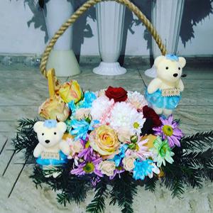 Сладкая любовь в коробке - Цветочный ящик