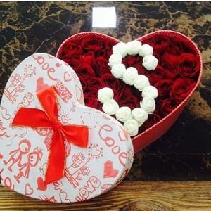 Белые и романтические розы - Специальный дизайн