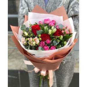 İşıltı əlavə et - Gül buketi