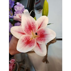 Açıq çəhrayı qirmızı qarışıq Süni Liliya