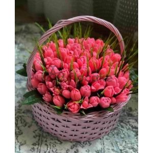 Beautiful Shades - flowers in a basket