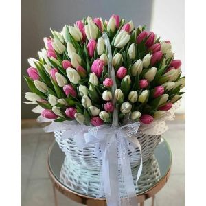 Gift of Nature - flowers in a basket