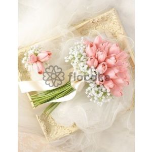 Təbiət Çiçəkləri - gül buketi