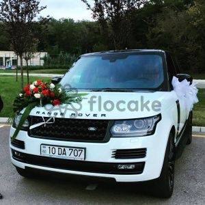 Украшения для свадебной машины-17