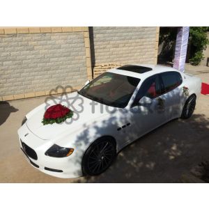 Украшения для свадебной машины-29